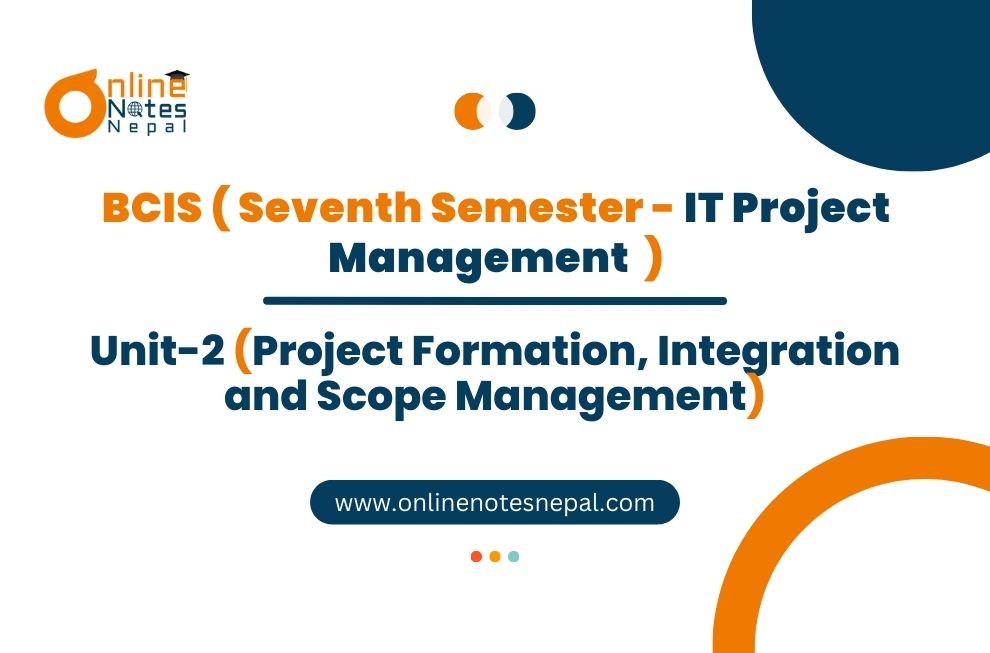 Project Formation, Integration and Scope Management Photo